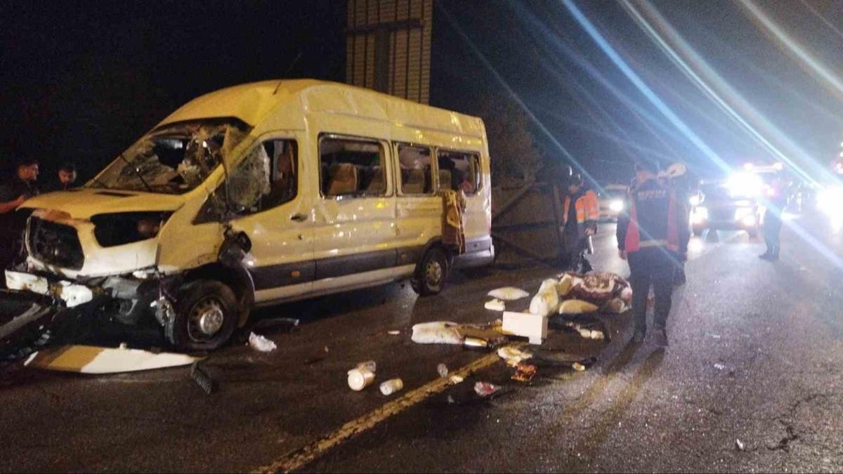 Beykoz'da minibs devrildi