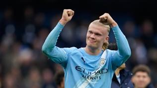 Erling Haaland, Manchester City'i zafere taşıdı