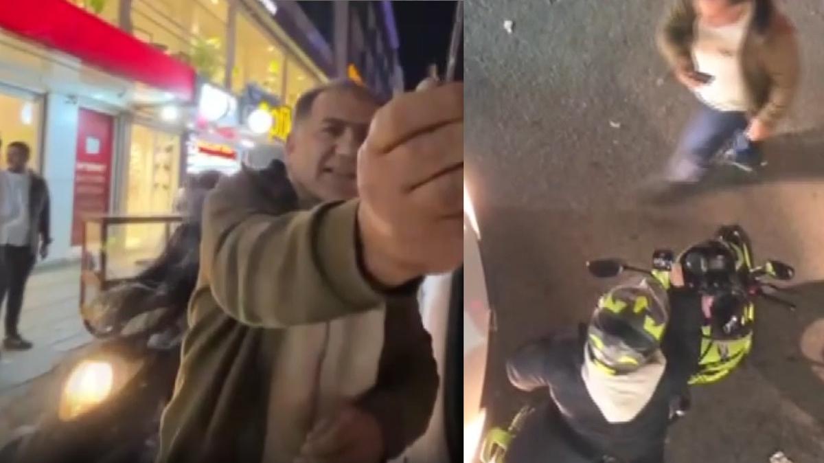 Esenyurt'ta dehete dren grnt: Motosikletli kadn neye uradn ard