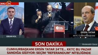 Cumhurbaşkanı Tatar: Bu seçim tarihi bir dönüm noktası