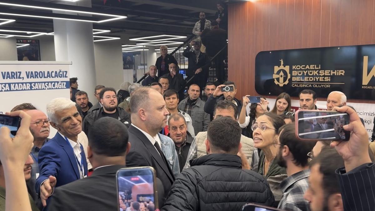 CHP Kocaeli l Kongresi'nde gerginlik yaand