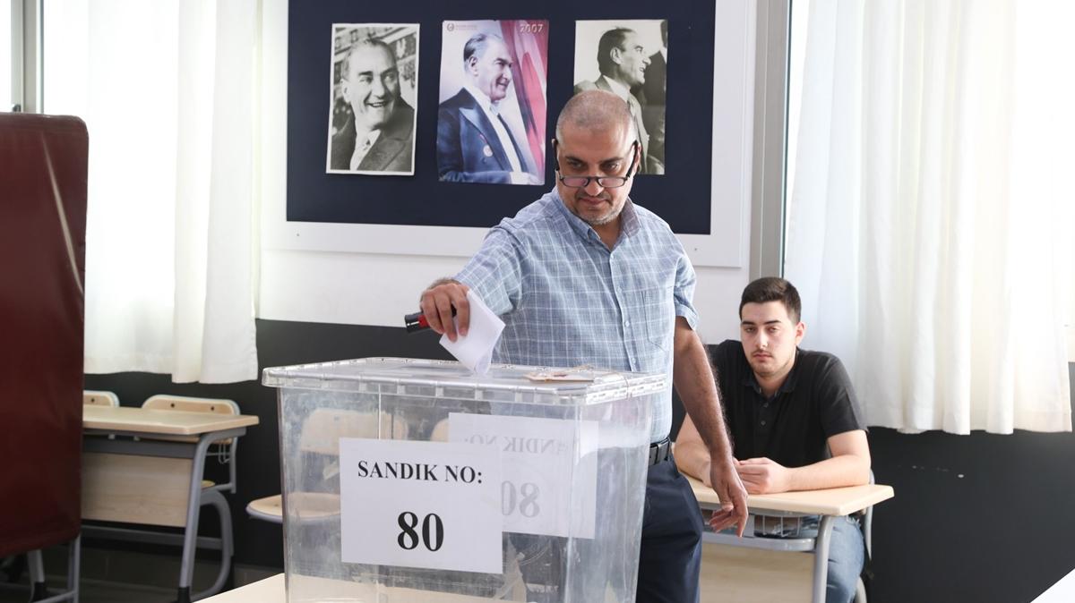 KKTC'de cumhurbakan seiminde u ana kadar semenlerin yzde 13,43' oy kulland