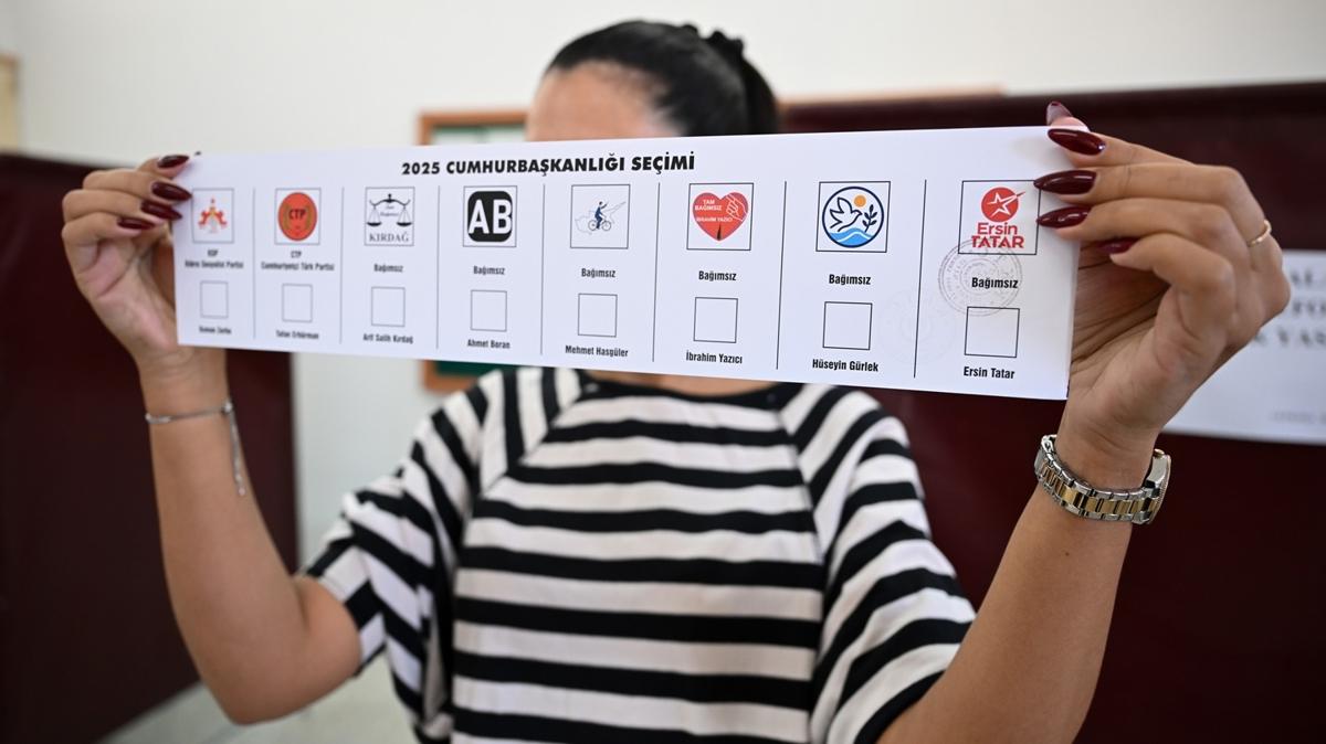 KKTC'de kritik seim! Oy kullanma ilemi balad