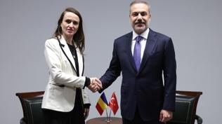 Bakan Fidan'dan Lüksemburg'da diplomasi trafiği: Romanyalı mevkidaşı Toiu ile görüştü