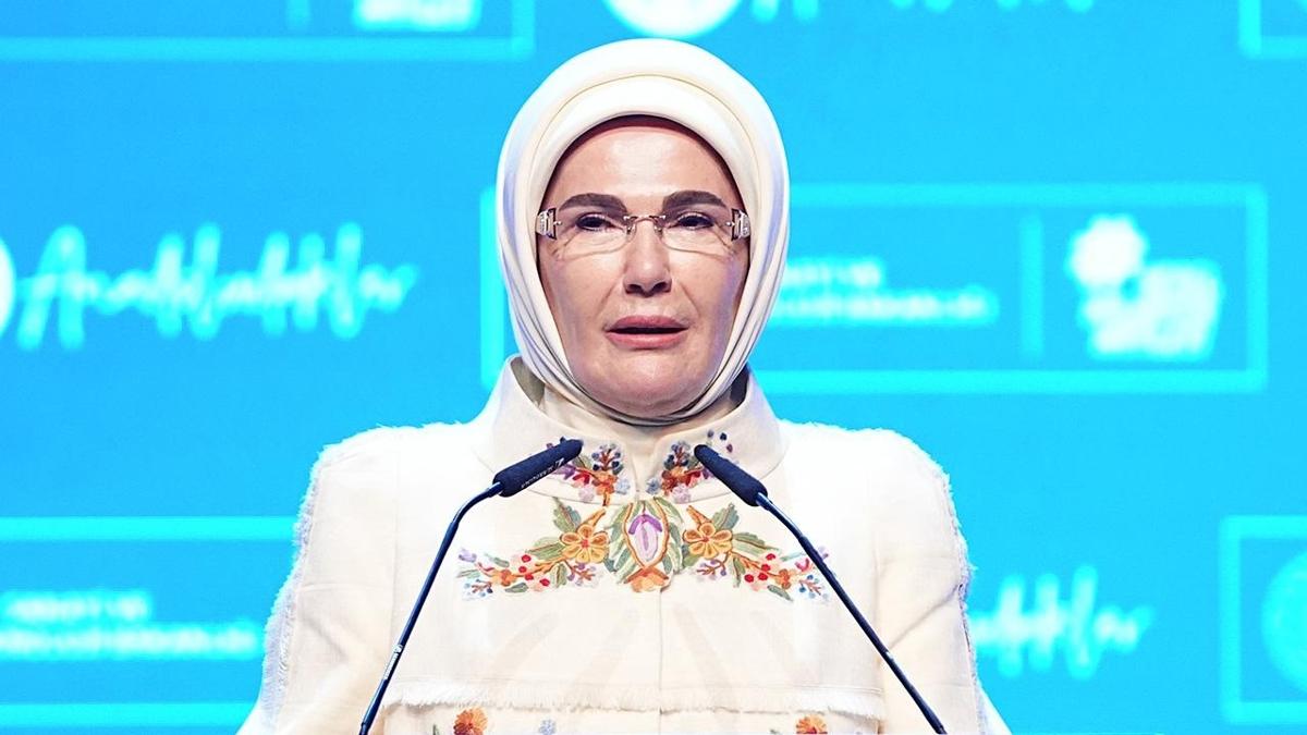 Emine Erdoan: Hedeflerimize ulamaktan aldmz gle yolumuza devam ediyoruz 