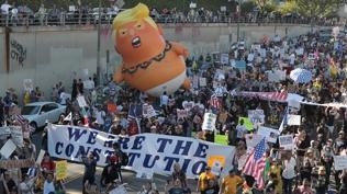 Trump, 'Krallara Hayır' protestolarına tepki gösterdi
