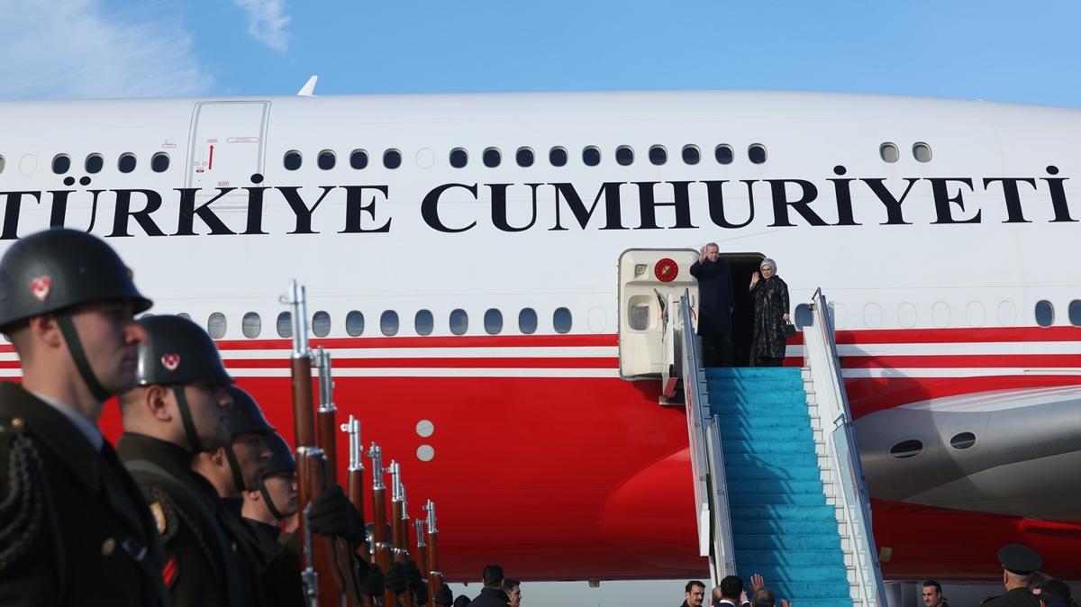 Cumhurbakan Erdoan Katar'a geldi