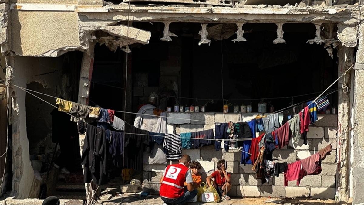 Duyma kayb yaayan Filistinlilerin yardmna Trk Kzlay' kotu