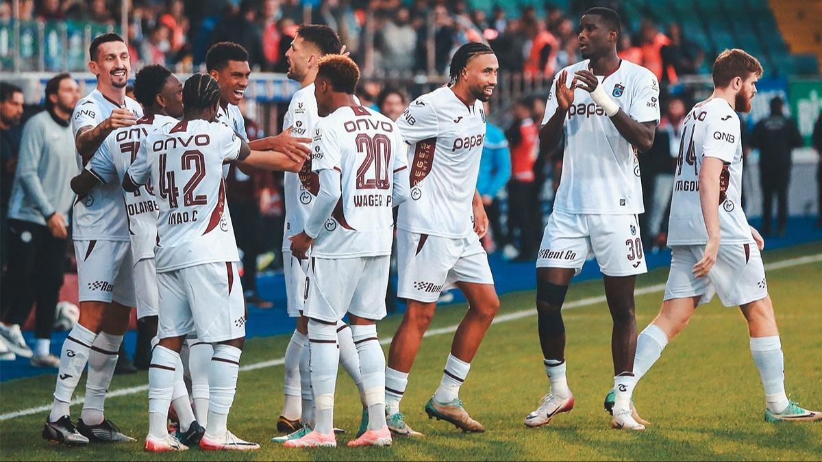 Trabzonspor 131 hafta sonra 4'te 4 peinde