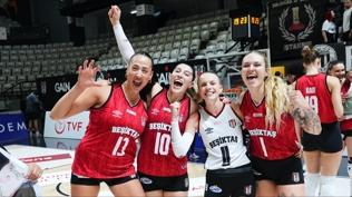 Beşiktaş evinde set vermedi