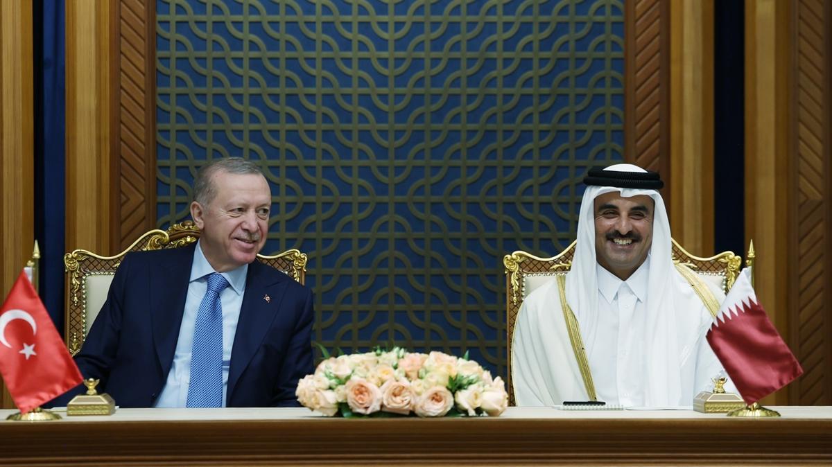 Katar'dan Trkiye mesaj: rnek i birliimiz istikrarl ekilde ilerliyor
