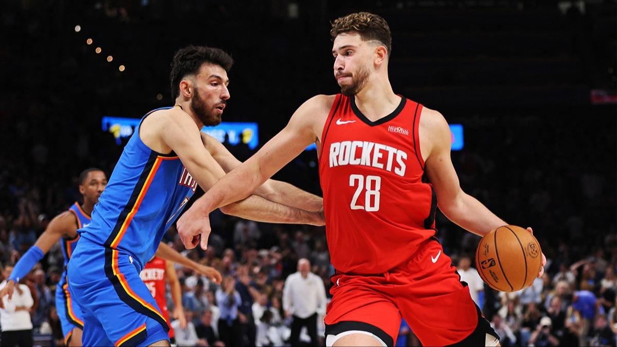 NBA tarihine geti! Alperen engn'den sezona harika balang