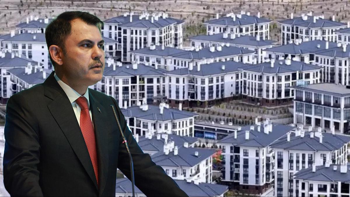 Bakan Kurum paylat! Sosyal konutta byk adm: 500 bin yeni yuva   