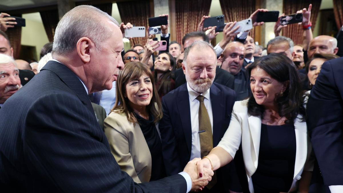 Cumhurbakan Erdoan, DEM heyetini kabul edecek... Tarih belli oldu