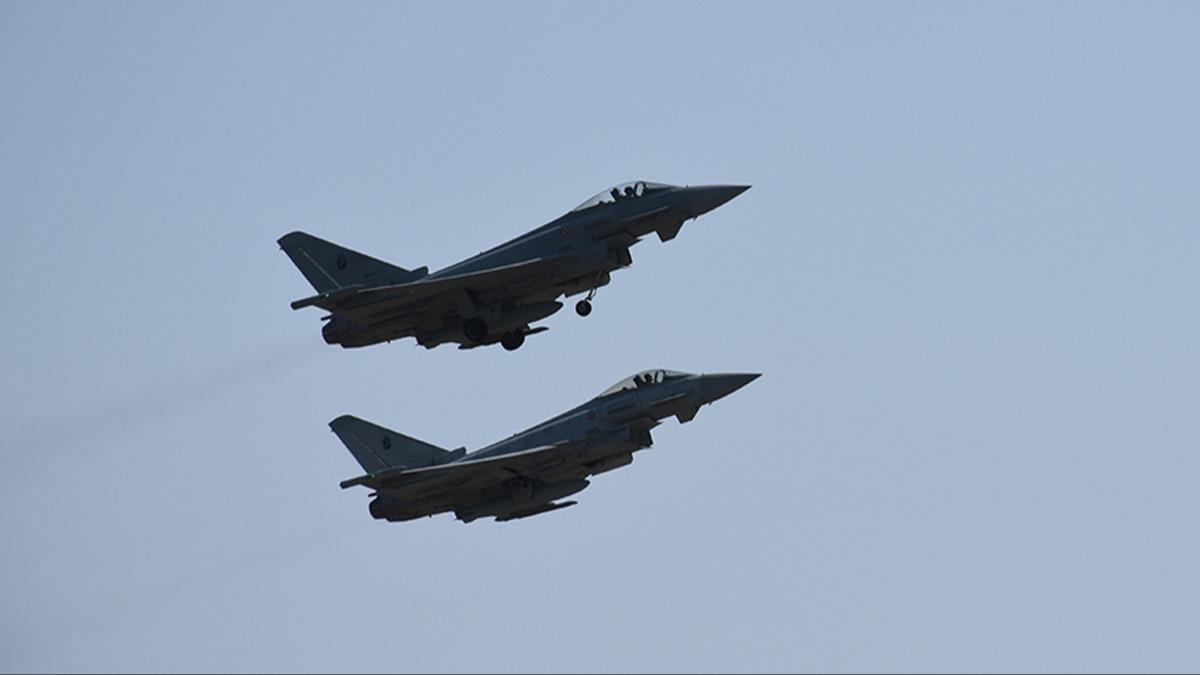 Eurofighter'lar blgeye gnderildi! Rus jetleri NATO hava sahasn ihlal etti