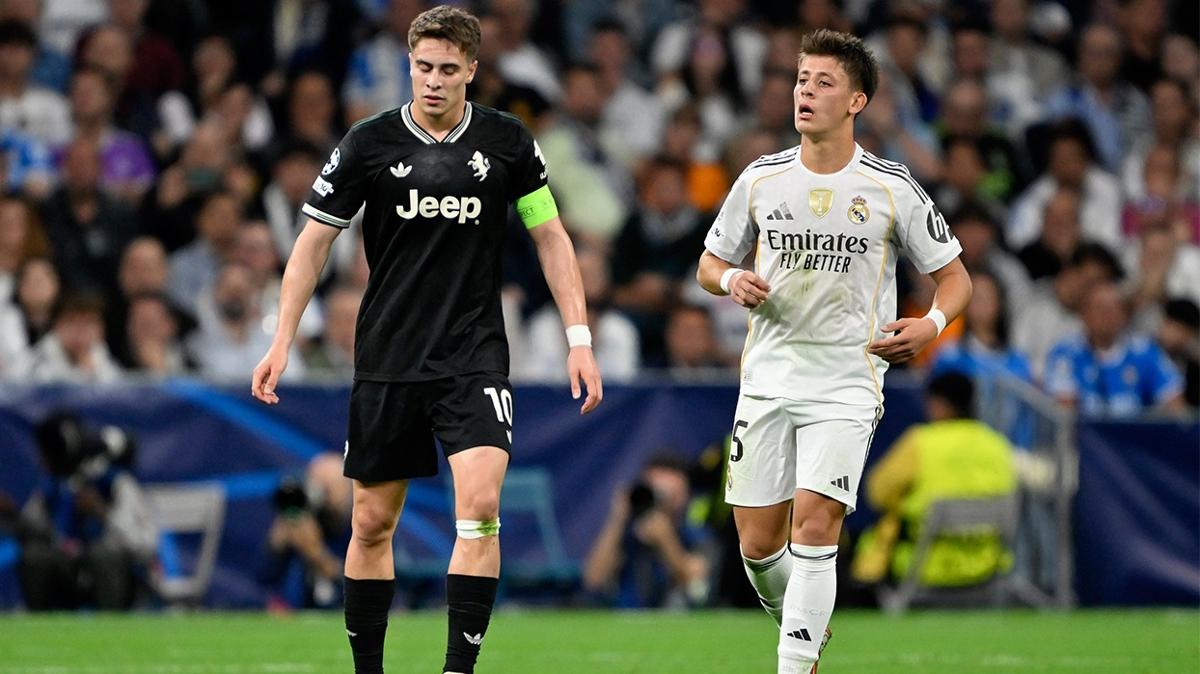 ampiyonlar Ligi'nde Arda Gler ve Kenan Yldz dellosu! Dev mata kazanan Real Madrid