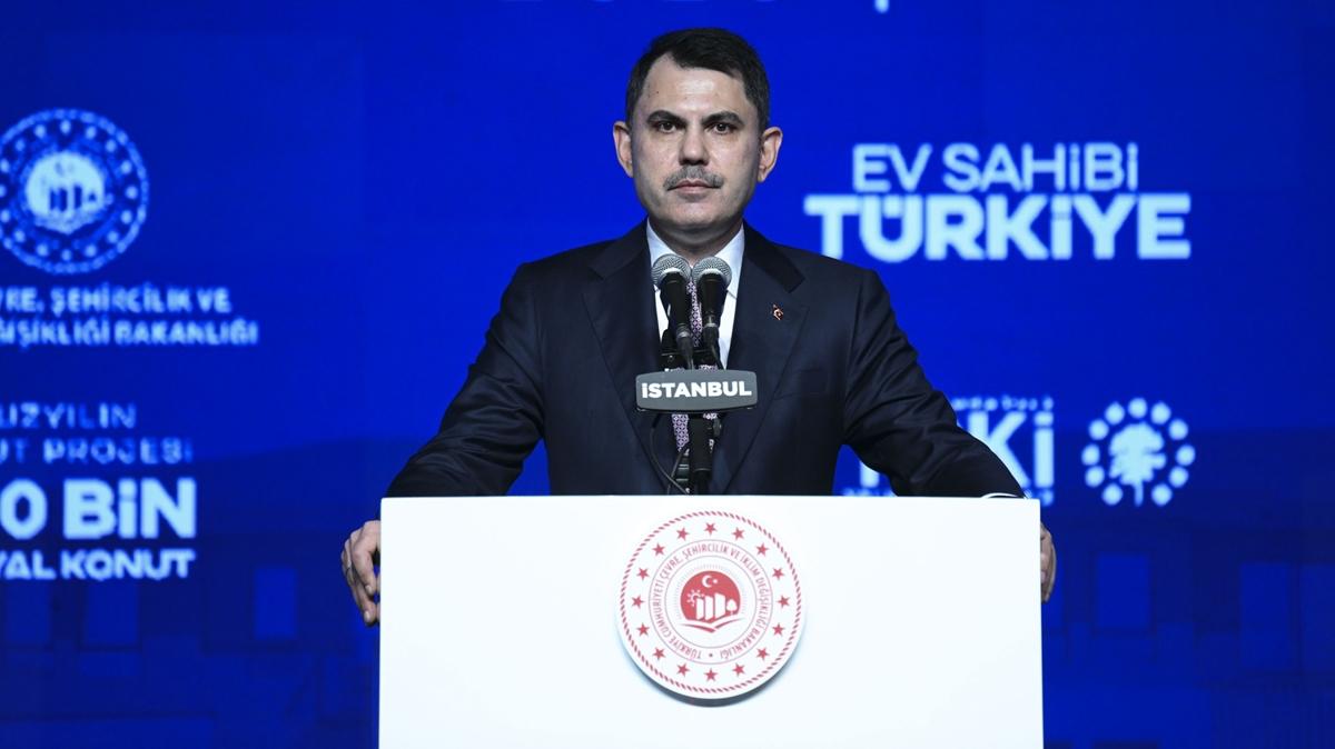 2 milyon vatanda gvenli yuvalara yerleecek... Bakan Kurum: Yzyln konut projesini balatyoruz