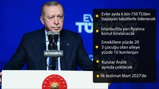Yüzyılın Konut Projesi başlıyor! Cumhurbaşkanı Erdoğan: Ülkemiz için dönüm noktası olacak
