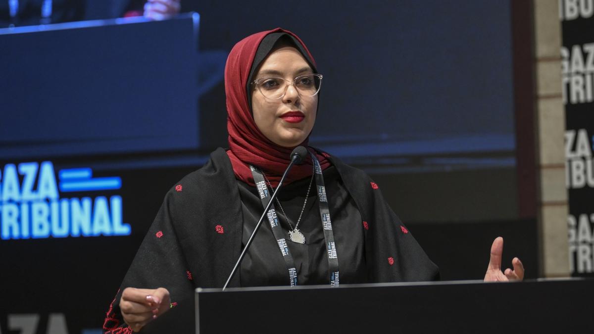Filistinli aktivist İsrail soykırımına dikkat çekti... ''Hamile kadınlar kasıtlı hedef alınıyor''
