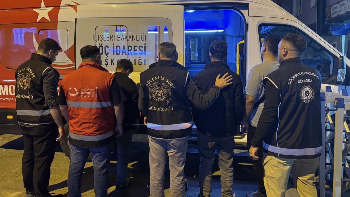 İki ilde düzensiz göçe geçit verilmedi