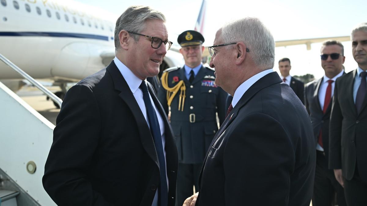 Bakan Güler, Starmer'i karşıladı