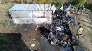 Hatay'da konteynerde çıkan yangında bir bebek öldü, annesi yaralandı