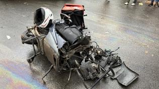 Tekirdağ'da motosikletle otomobil çarpıştı: 2 yaralı