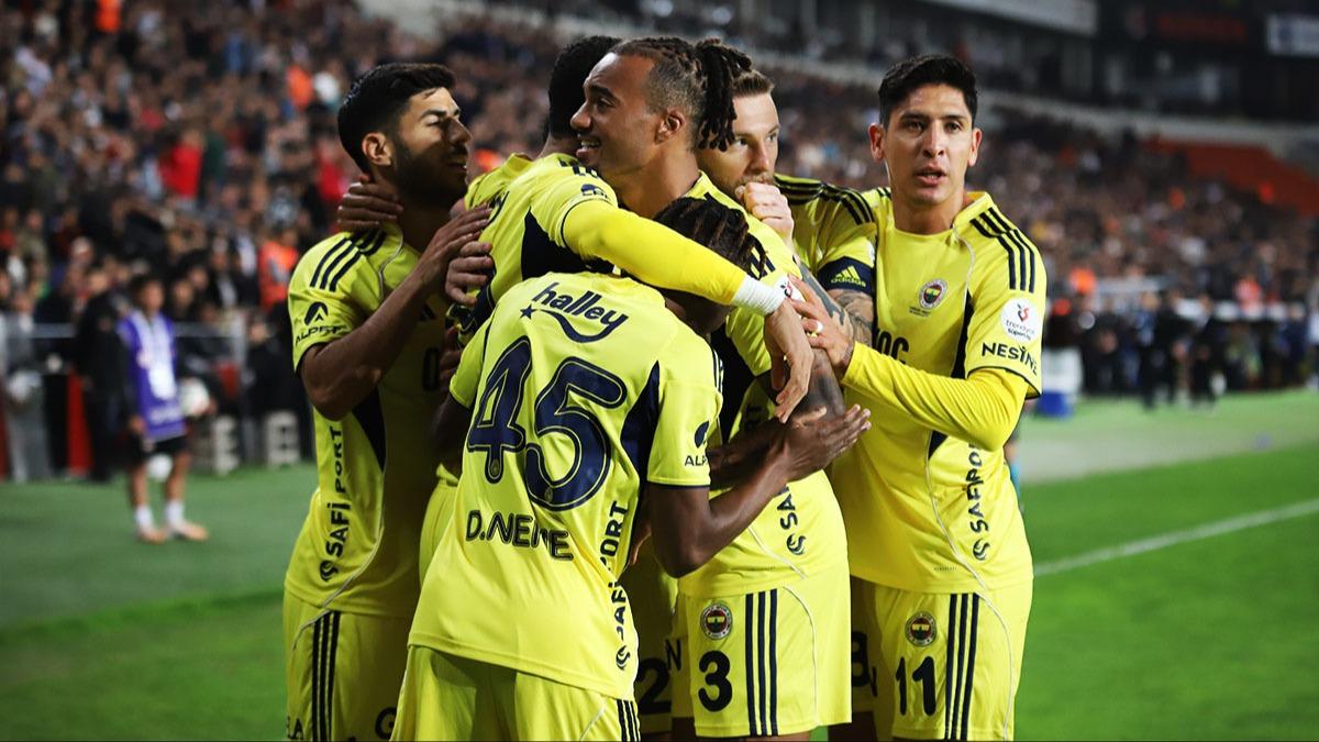 4 gollü zafer! Fenerbahçe deplasmanda galip