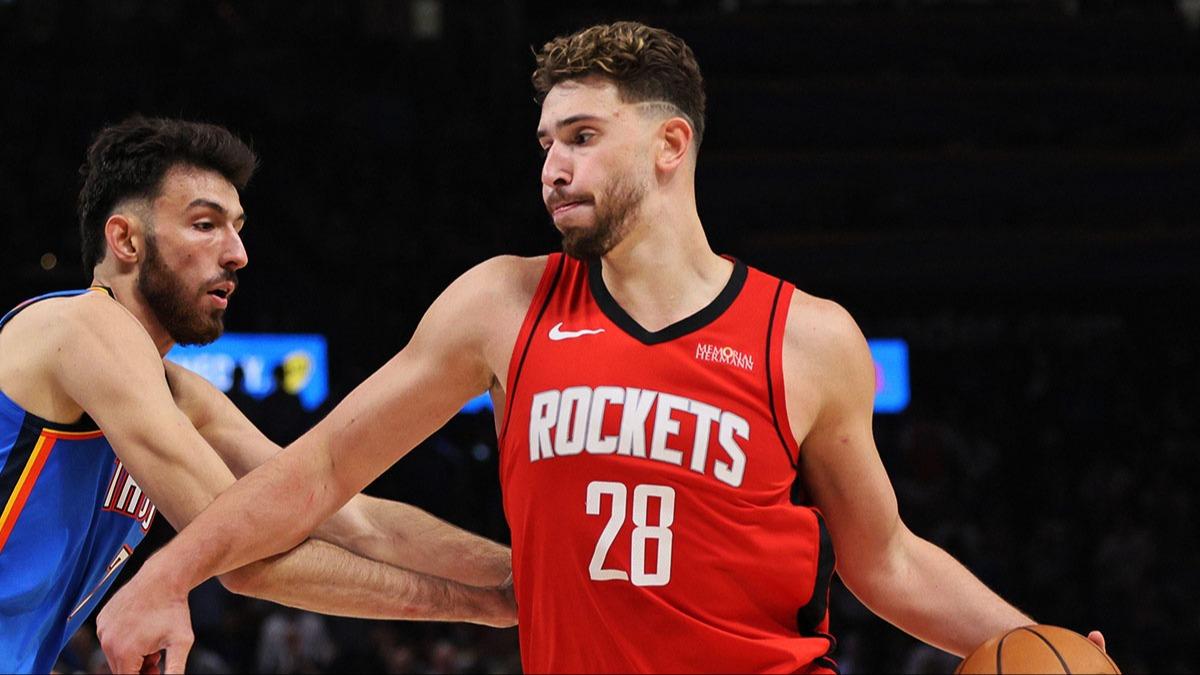 Alperen Şengün maça damga vurdu! Houston Rockets'tan sezonun ilk galibiyeti