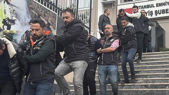 'Change araç' operasyonunda 8 gözaltı