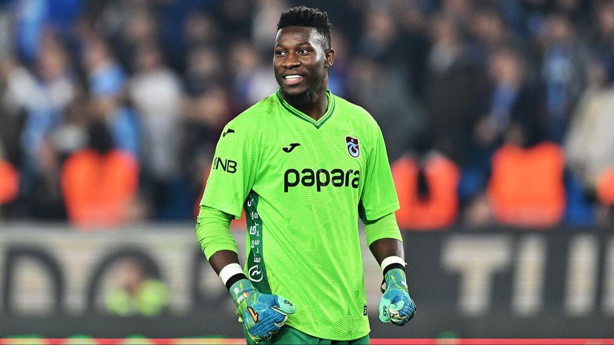 Kamerun basınında gündem oldu! Andre Onana Trabzonspor kalesine duvar ördü