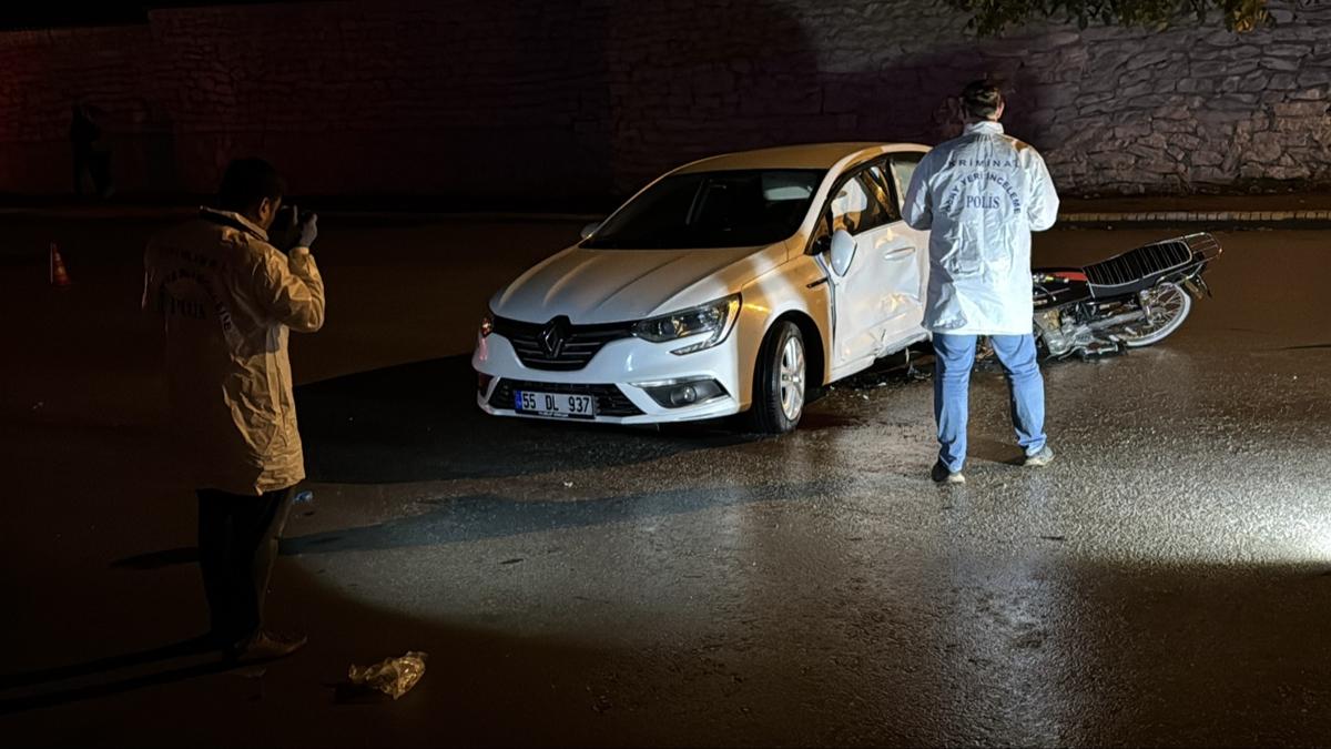 Karabük'te otomobille motosikletin çarpıştığı kazada 2 kişi yaralandı