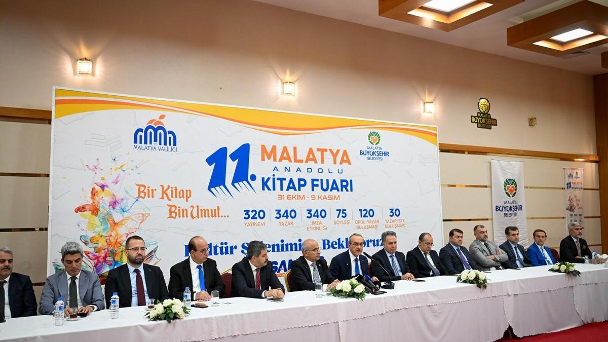 Malatya Anadolu Kitap ve Kültür Fuarı 11'inci kez kapılarını kitapseverlere açıyor