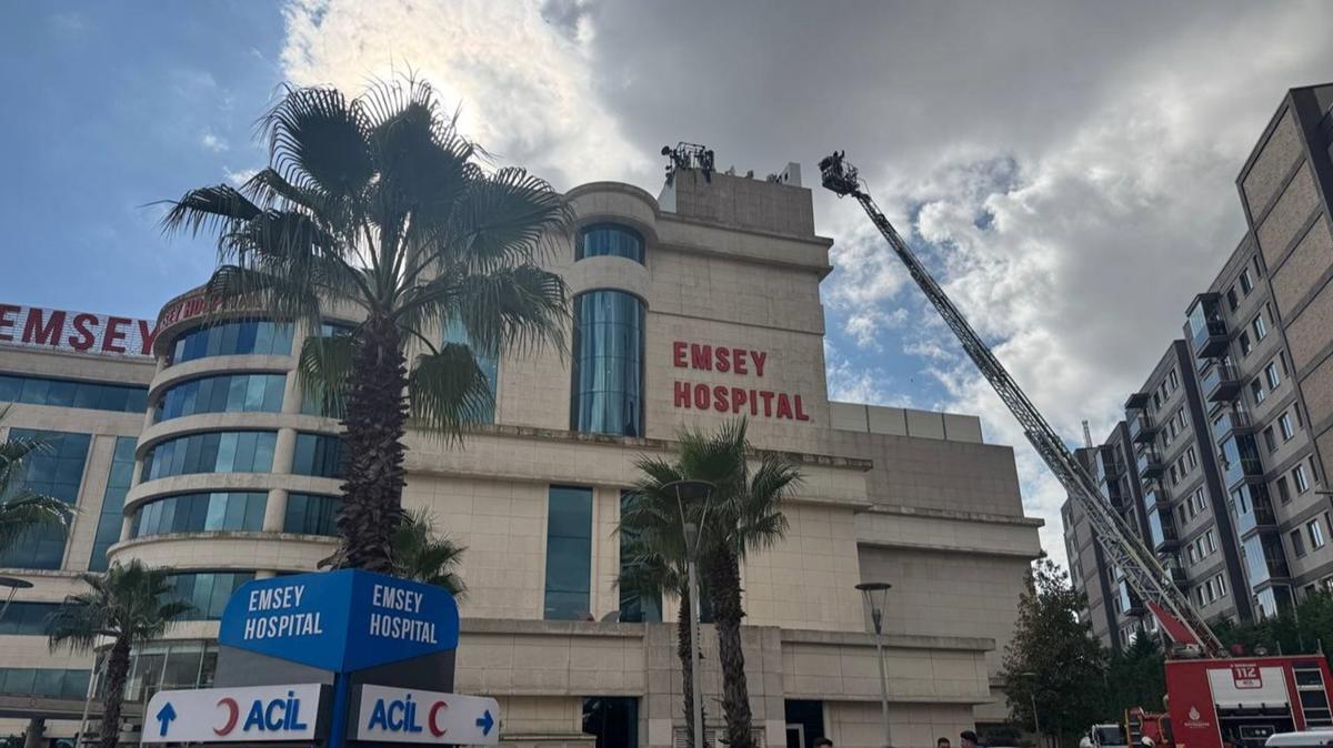 Pendik'te hastanede yangın çıktı: Ekipler olay yerine sevk edildi