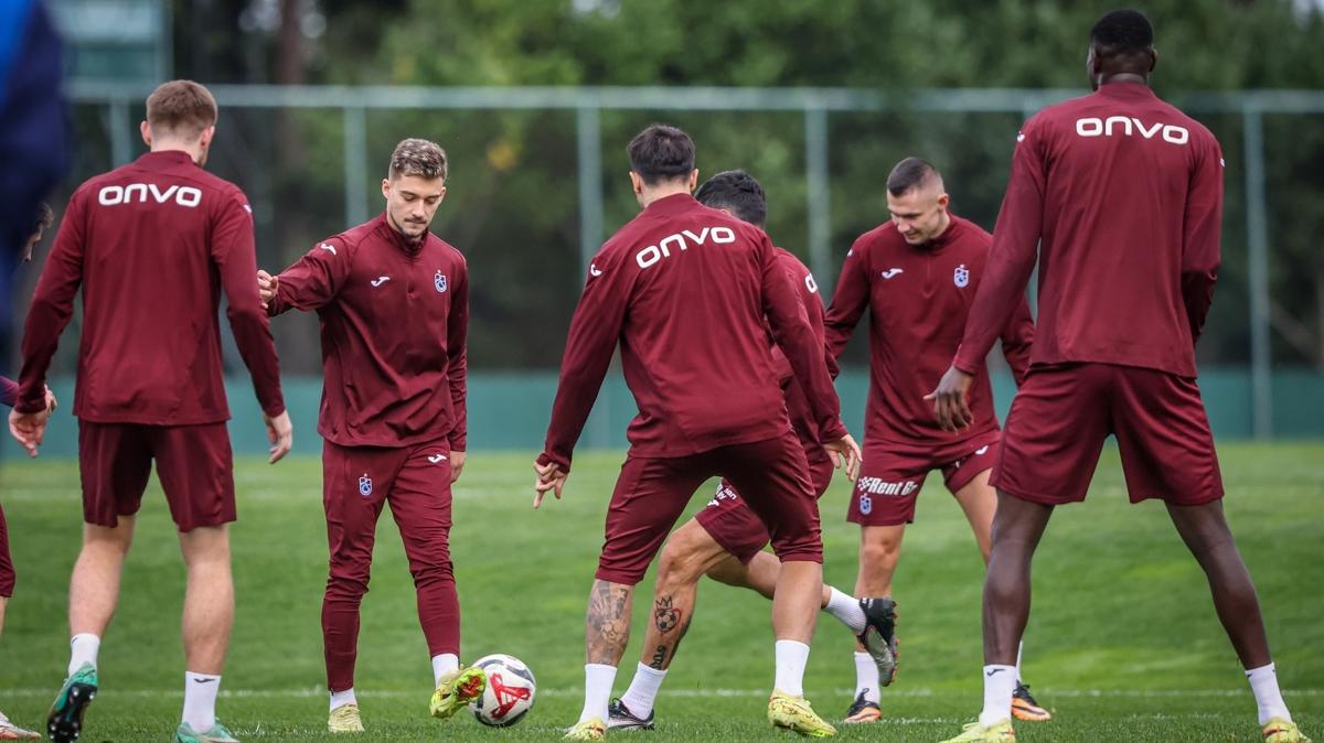Trabzonspor, Galatasaray maçının hazırlıklarını sürdürdü