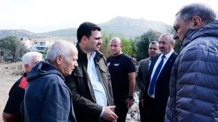 AK Parti'li İnan'dan Foça ziyareti: Selden etkilenen ailelere 3,5 milyon TL destek