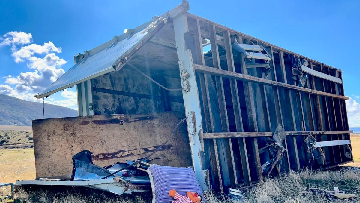 Ankara'yı fırtına vurdu! Konteyner 15 metre sürüklendi