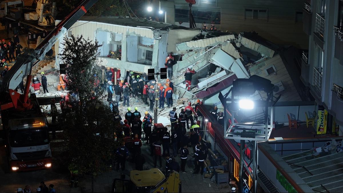 Gebze'de 7 katlı bina çöktü: 2 çocuğun cansız bedenine ulaşıldı, 1 kişi sağ çıkarıldı