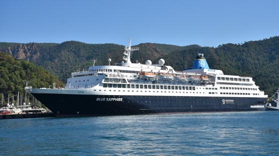 Yolcu gemisi 'Blue Sapphire' 4 g�n Marmaris'te kalacak