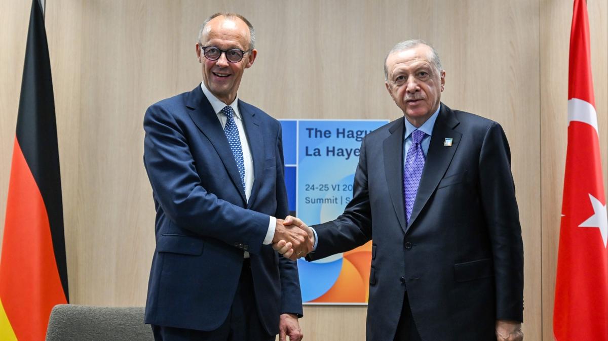 Merz'den Başkan Erdoğan'la görüşme öncesi Türkiye mesajı