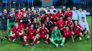 16 Yaş Altı Milli Takımı, İngiltere'yi mağlup etti