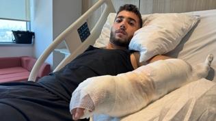 Beslediği köpek dehşeti yaşattı! Saldırıya uğrayan genç ameliyata alındı