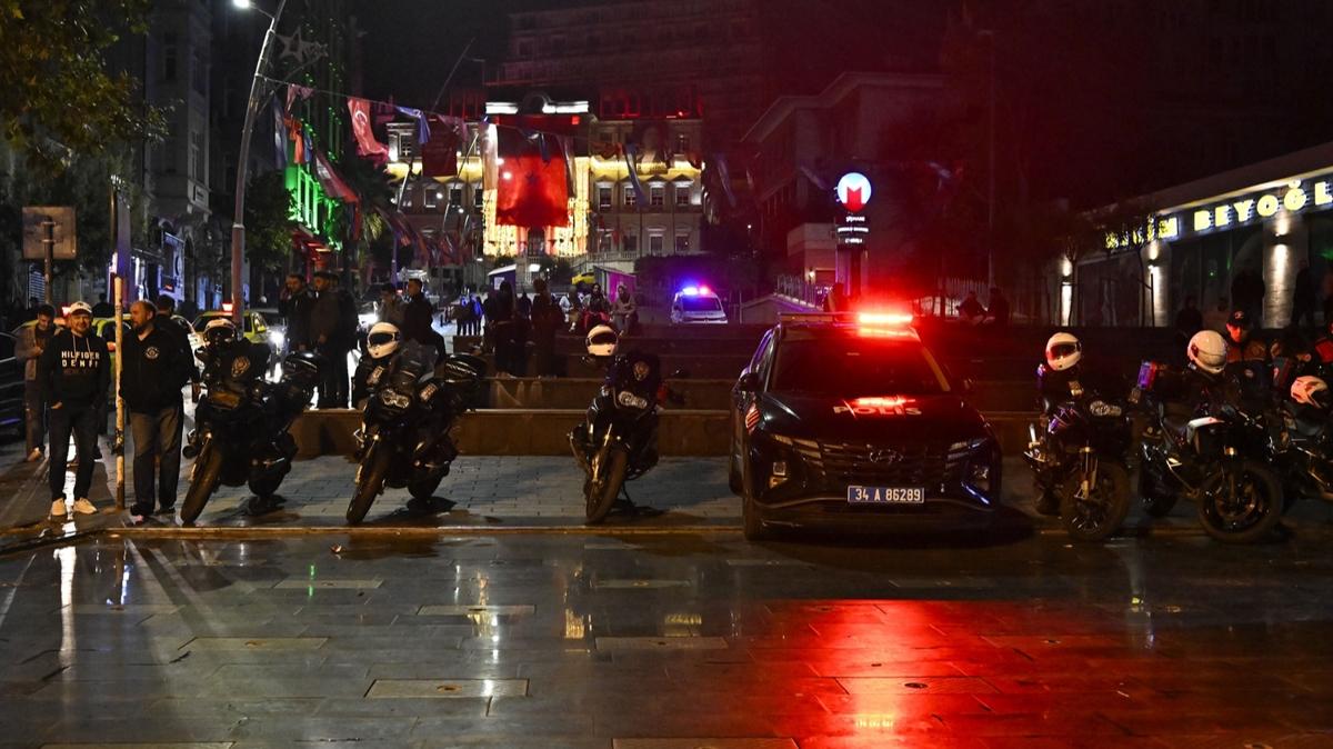 Beyolu'nda ''huzur'' uygulamas! GBT kontrol gerekletirildi
