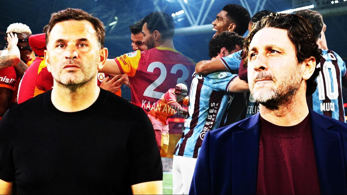 Galatasaray'ın konuğu Trabzonspor! Dev maç için geri sayım