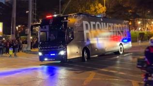 Beşiktaş, Fenerbahçe derbisi öncesi stadyuma geldi