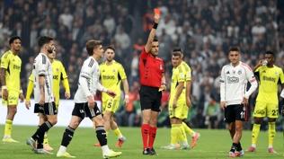 Beşiktaş son 6 Fenerbahçe maçında 5 kırmızı gördü
