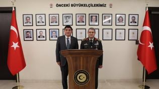 Genelkurmay Başkanı Bayraktaroğlu, Doha Büyükelçisi Göksu'yu ziyaret etti