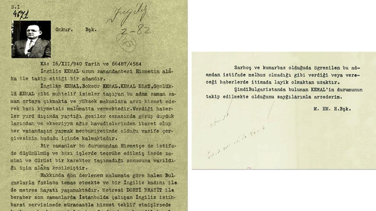 MT'ten ''ngiliz Kemal'' belgesi... 85 yl sonra paylald