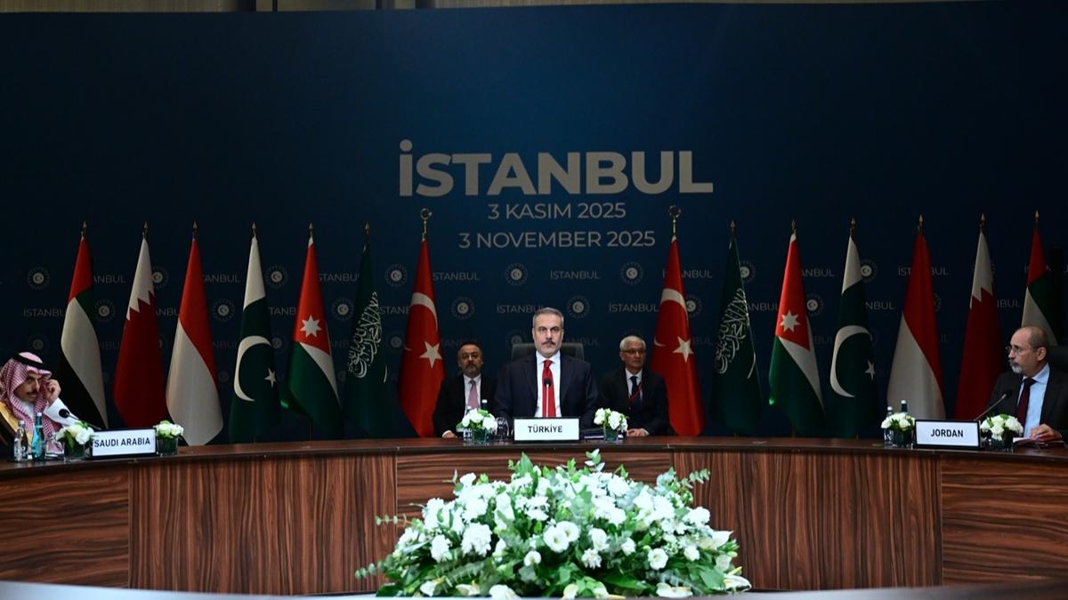 stanbul'da ''Gazze'' zirvesi! Bakan Fidan: srail atekesi ihlal ediyor