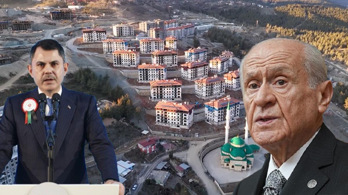 MHP Lideri Baheli'den Murat Kurum'a jest: Onur duydum